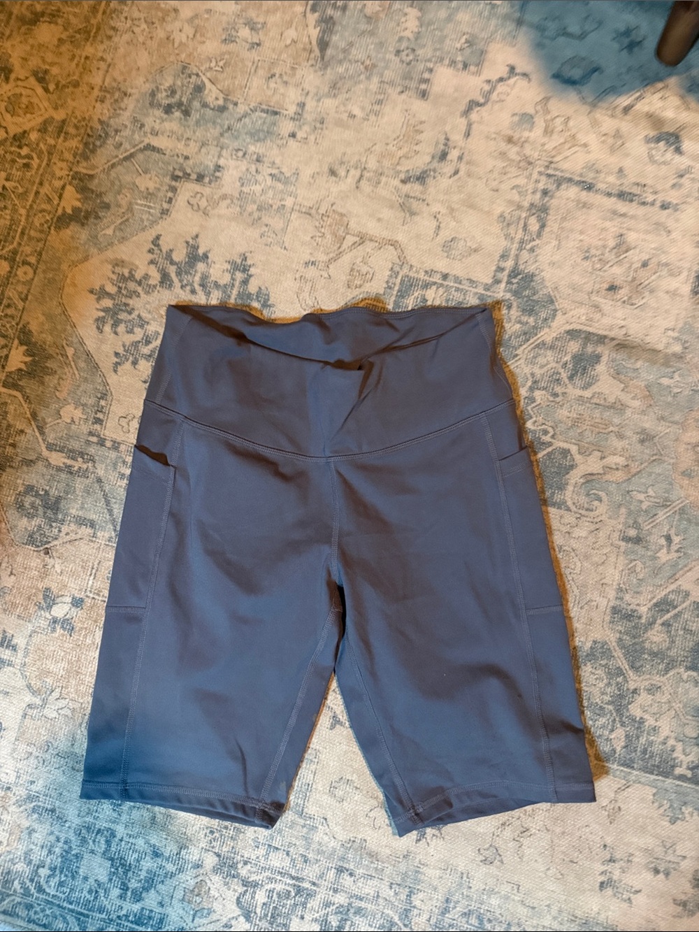 High-Waist Women's Active Short - Dark Blue